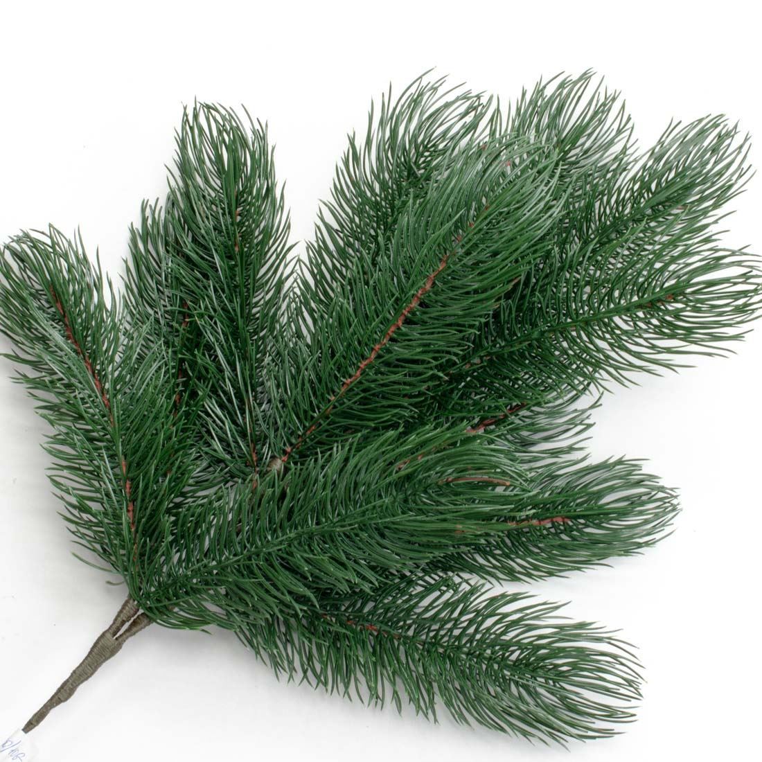 Искусственная Гілка лита Сосни Pine 60 см Зелений пластик