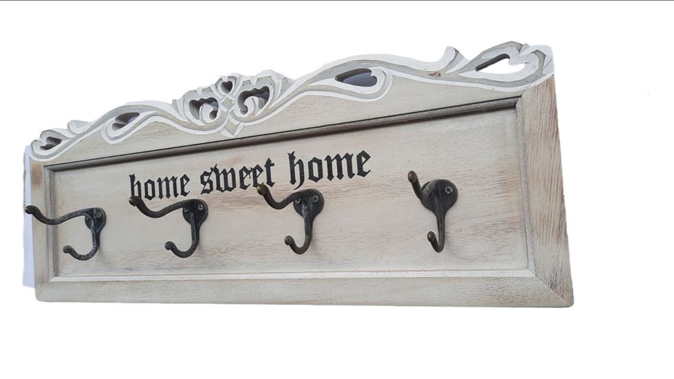 Вішалка на  4 гачка Home, дерево