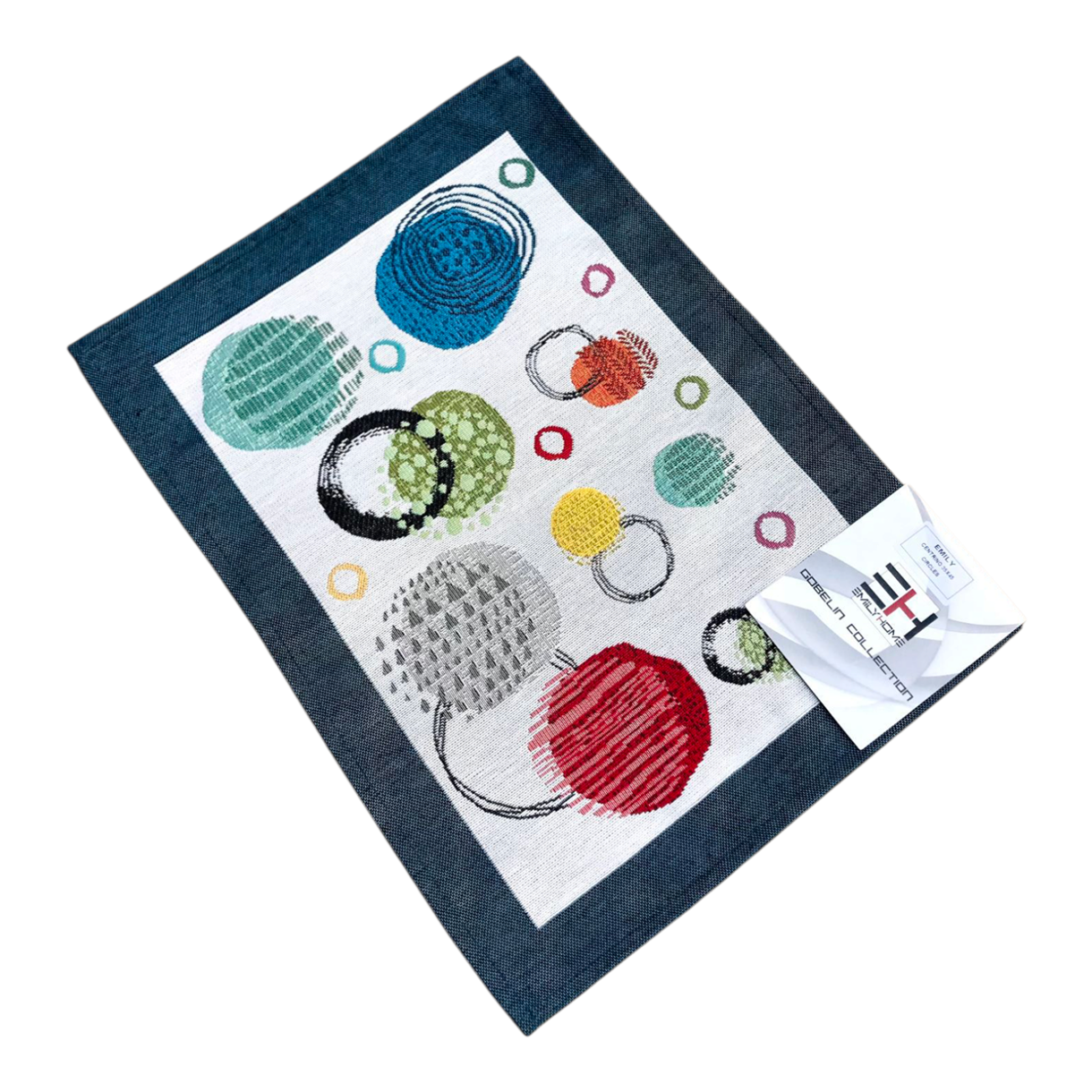 Серветка під гаряче гобеленова колекція " Circles " 35*45 см