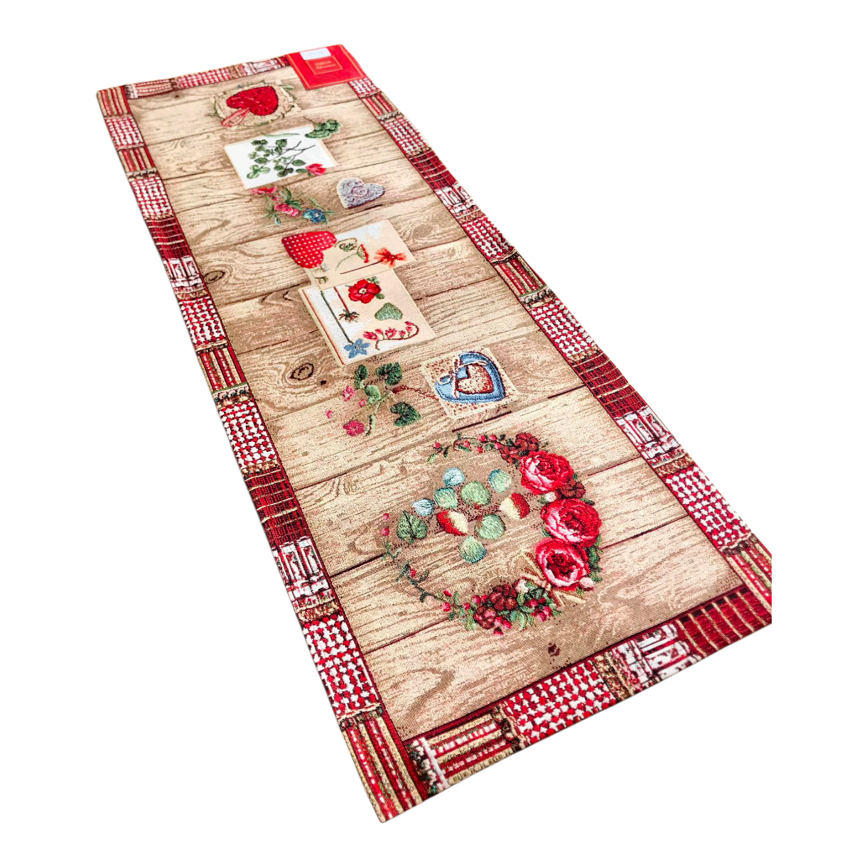 Ранер гобеленовий (доріжка на стіл ) колекція "Wood "  35*100 см